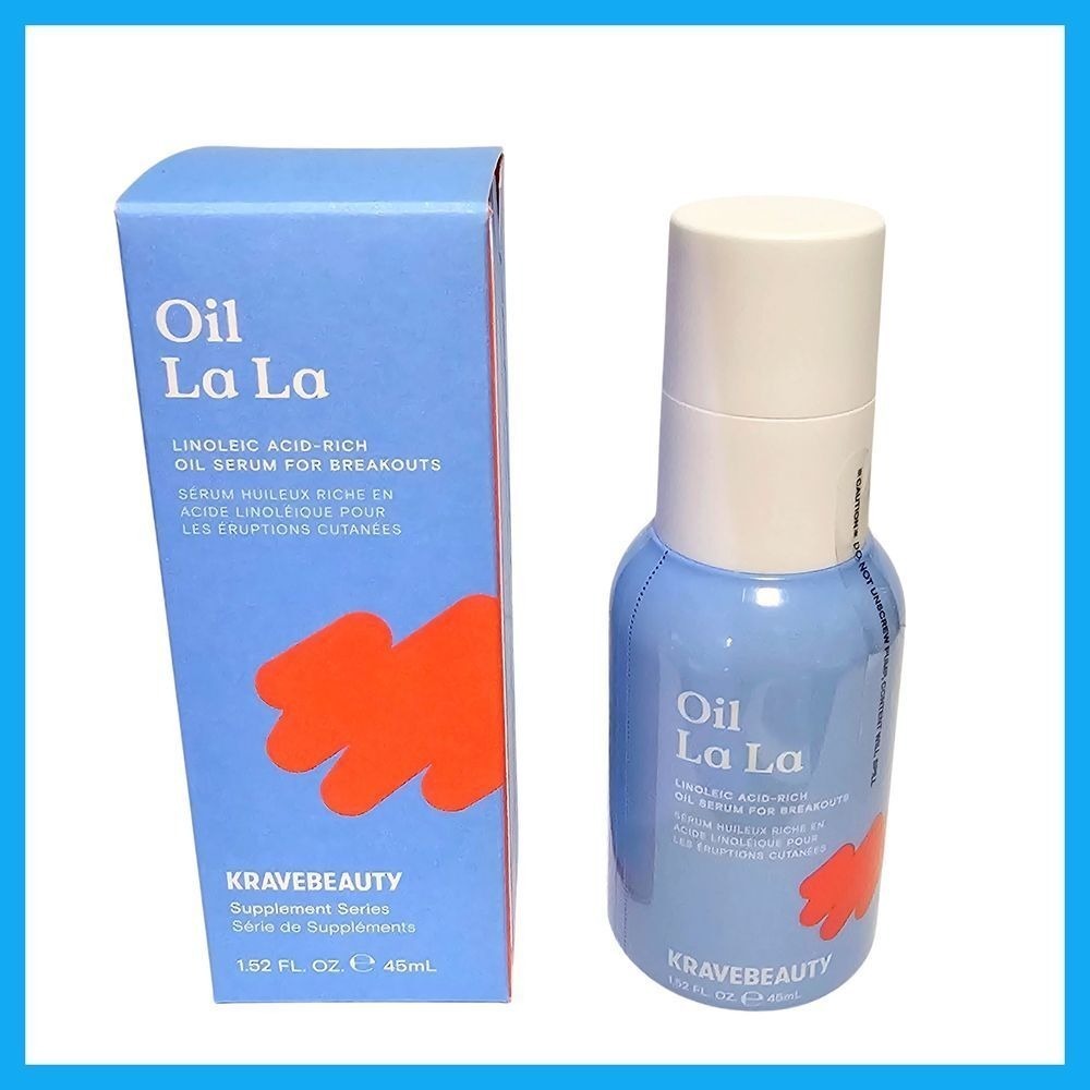 Krave Beauty Oil La La Linoleic Acid-Rich Oil Serum Breakout Treatment 1.52oz